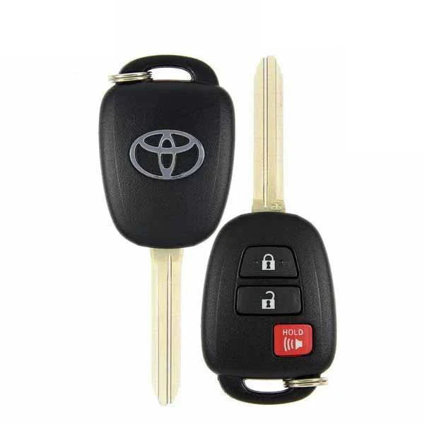 2013-2021 Toyota Highlander / RAV4 / 3-Button Remote Head Key / PN: 89070-0C050 / GQ4-52T / H Chip / OEM REFURB 2013-2021 Toyota Highlander / RAV4 / 3-Button Remote Head Key / PN: 89070-0C050 / GQ4-52T / H Chip / OEM REFURB